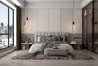 衢州现代风格-卧室