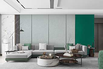 衢州轻奢风格-客厅