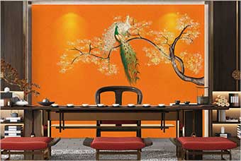 衢州森佰汇航空纤维墙咔（春花秋月）