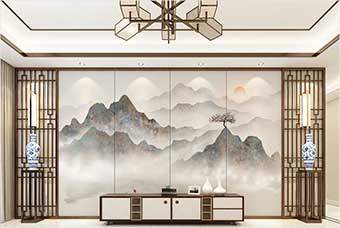 衢州森佰汇航空纤维（山水画系列）